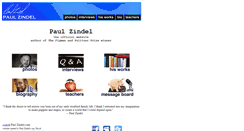 Desktop Screenshot of paulzindel.com